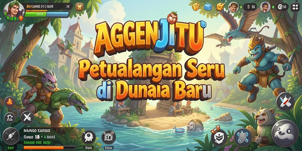 Tampilan gameplay AGENJITU yang seru dan penuh tantangan.