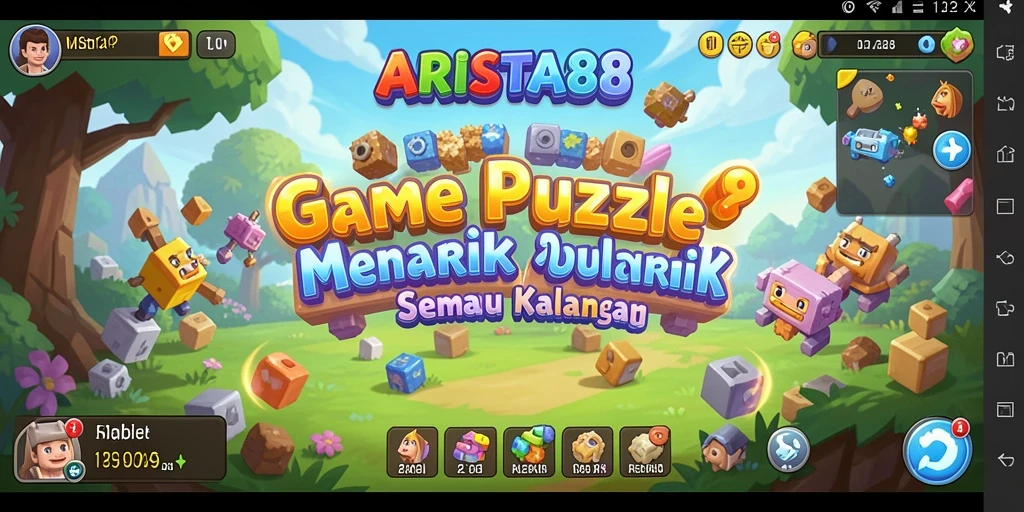 Gameplay ARISTA88 menampilkan tantangan Puzzle yang memikat dan menyenangkan.