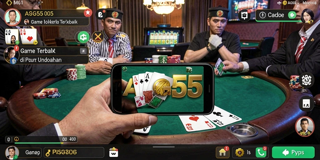 Gameplay seru di ASG55 dengan pemain poker yang aktif.