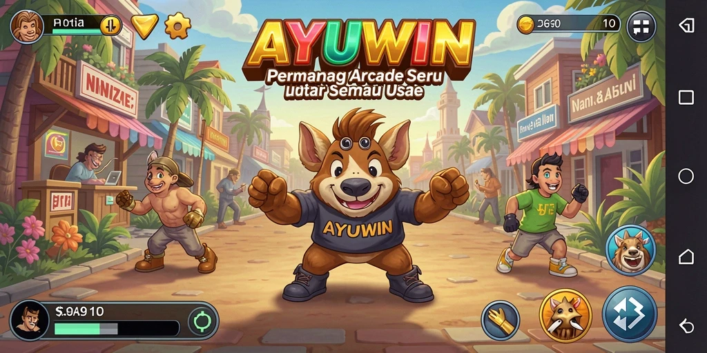 Tampilan gameplay AYUWIN yang seru dan menantang.