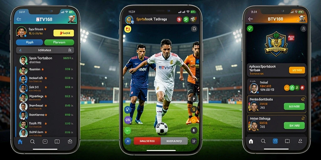 Screenshot gameplay BTV168 menampilkan taruhan olahraga secara real-time.
