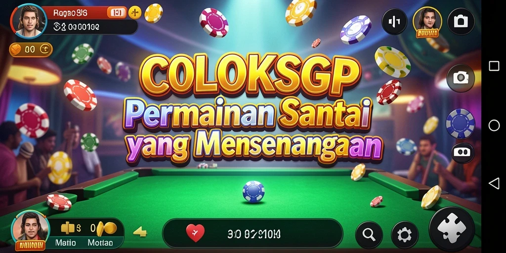 Tampilan gameplay COLOKSGP yang menenangkan dan menyenangkan.