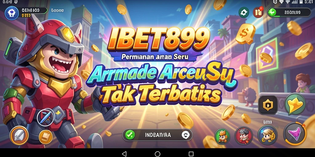 Tampilan screenshot IBET899 menampilkan gameplay seru dalam permainan Arcade.