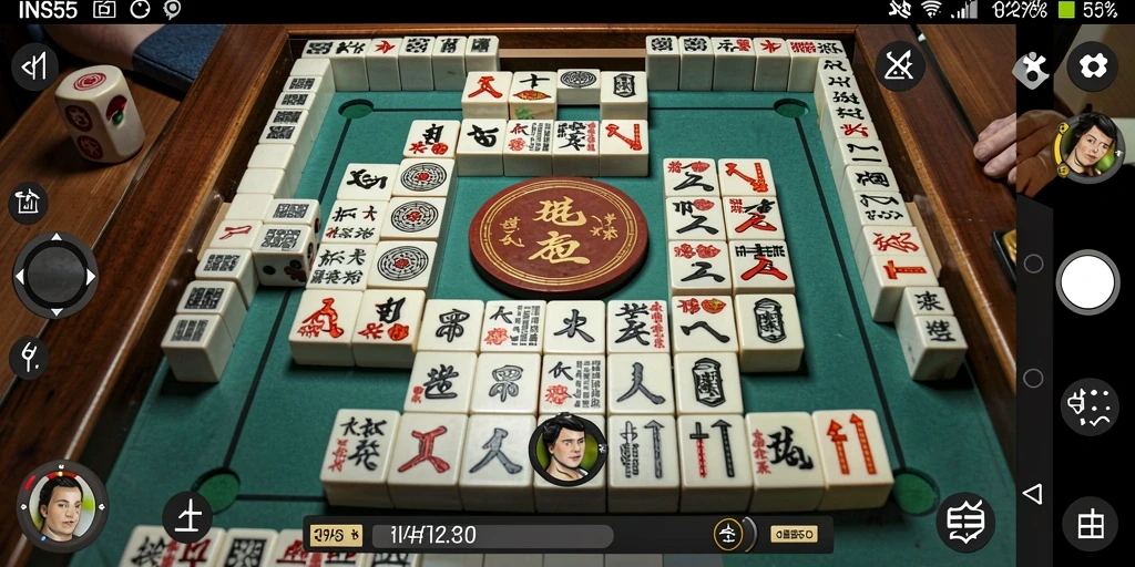 Tampilan gameplay Mahjong yang menarik dan menantang.