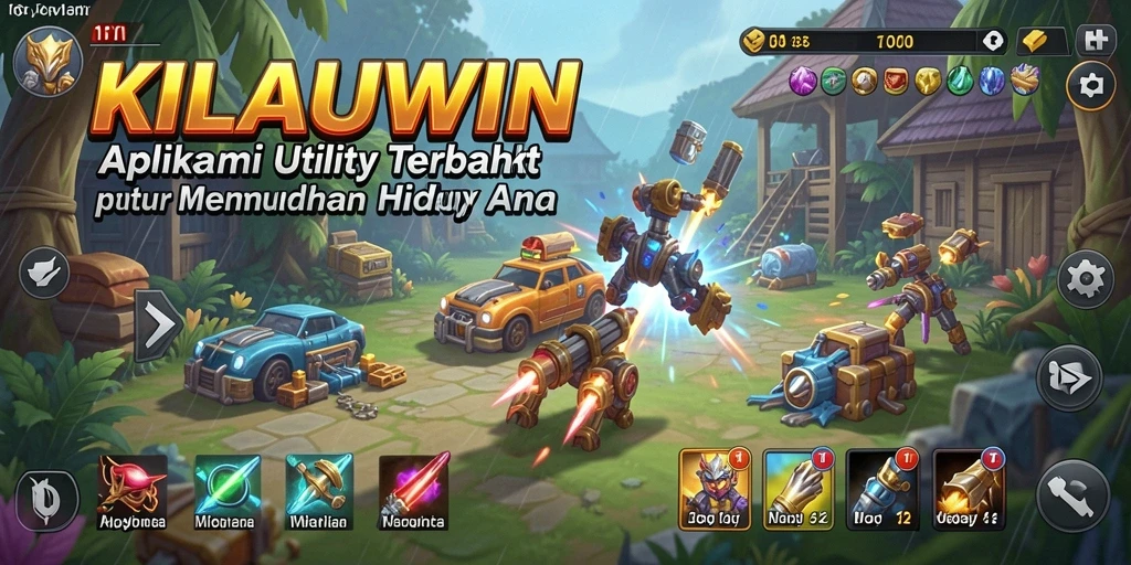 Tampilan antarmuka KILAUWIN yang sederhana dan informatif.