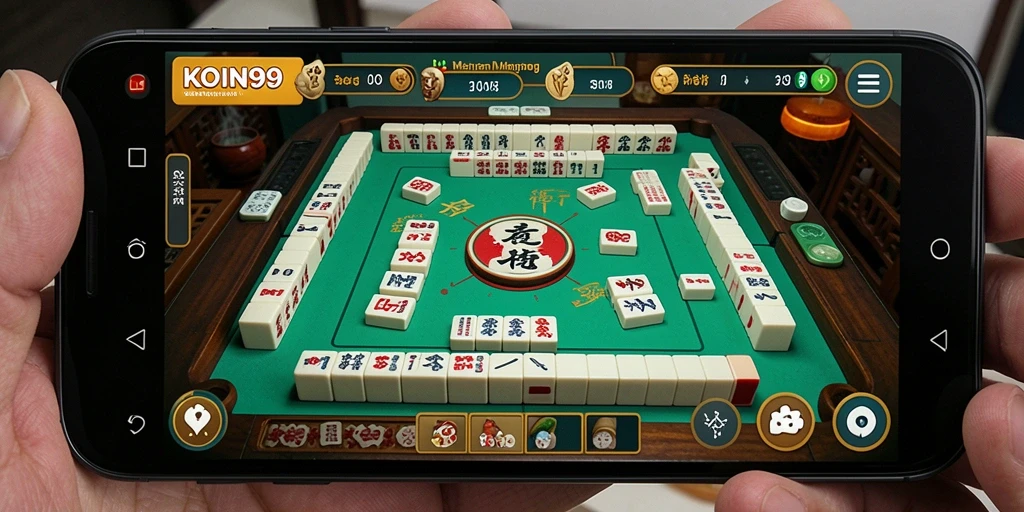 Tampilan permainan Mahjong KOIN99 yang mengasyikkan.