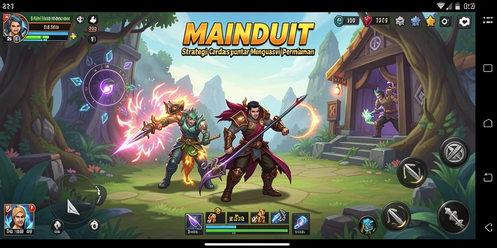 Tampilan screenshot MAINDUIT menampilkan gameplay yang penuh strategi.