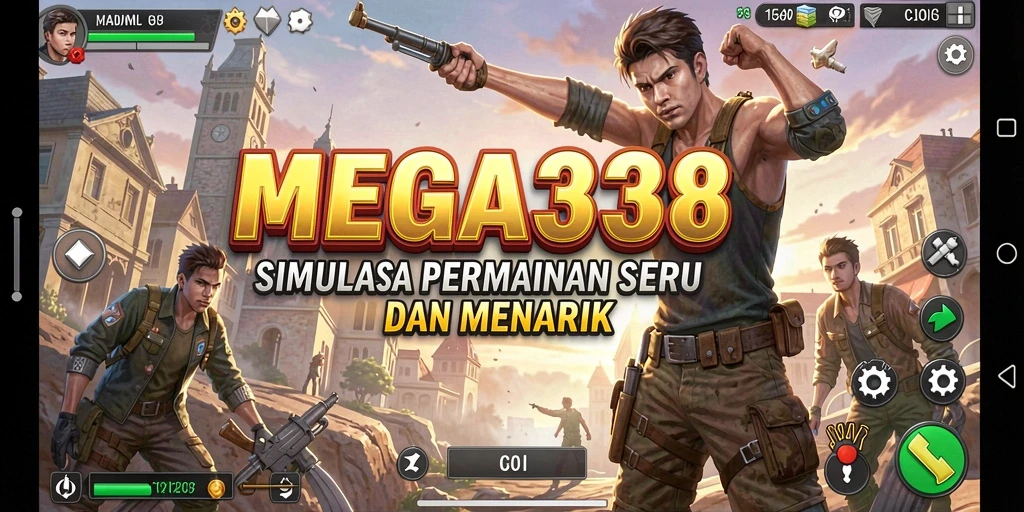 Tampilan gameplay seru di MEGA338 dengan aksi simulasi yang menarik.