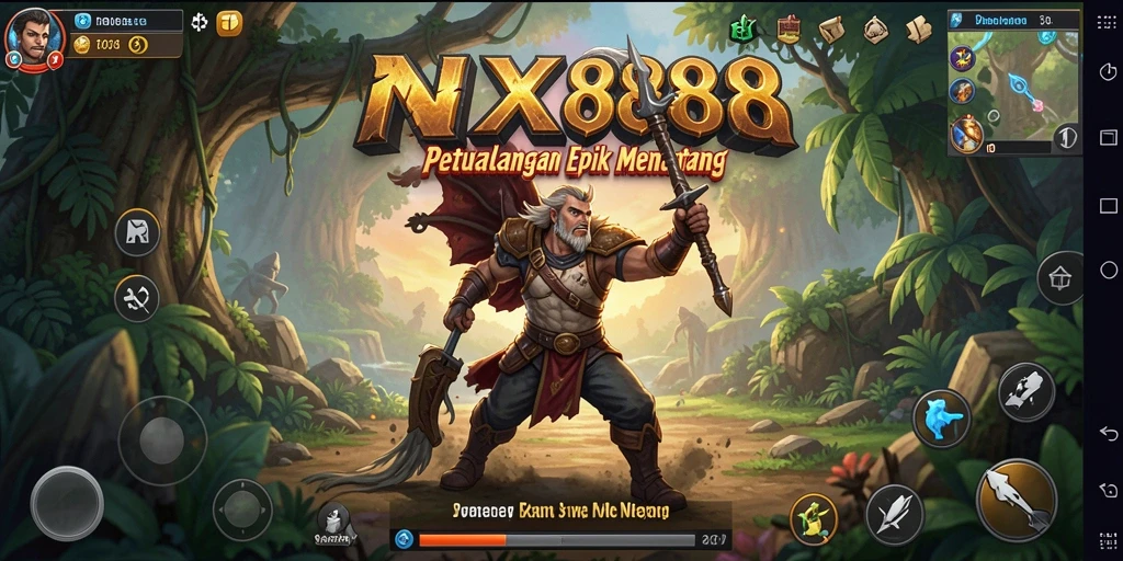 Tampilan gameplay NX888 yang menakjubkan dengan petualangan yang seru.