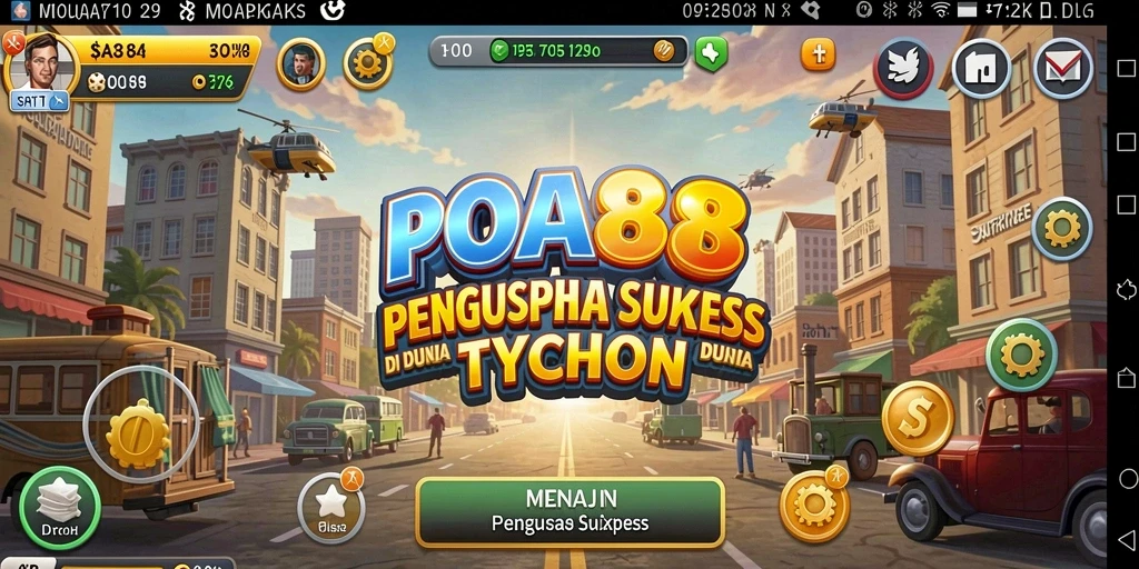 Tangkapan layar mencerminkan gameplay menarik POA88 dengan elemen Tycoon.