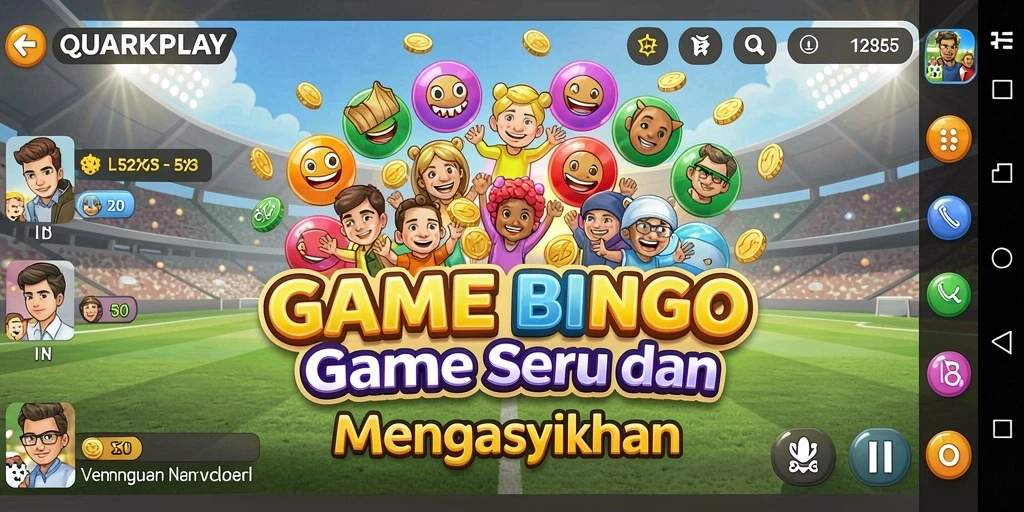 Tampilan menarik dengan gameplay Bingo yang seru.