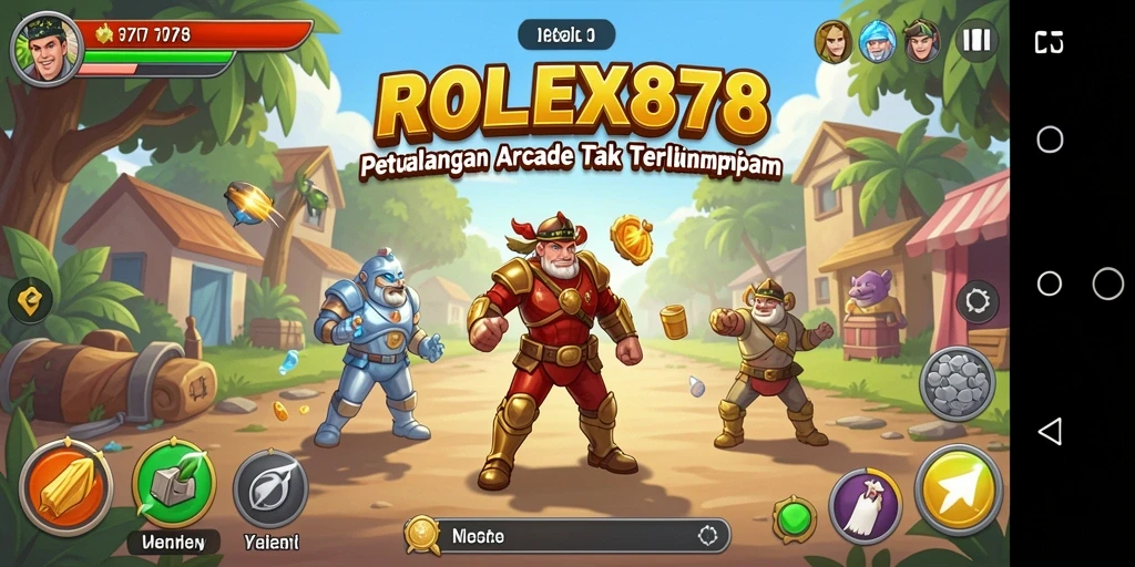 Tampilan gameplay seru dan menantang dari ROLEX878.