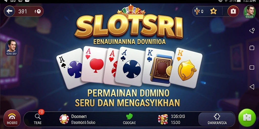 Tampilan gameplay SLOTSRI yang seru dan menantang dalam permainan Domino.